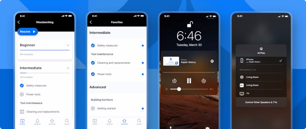 Kajabi mobile app for students